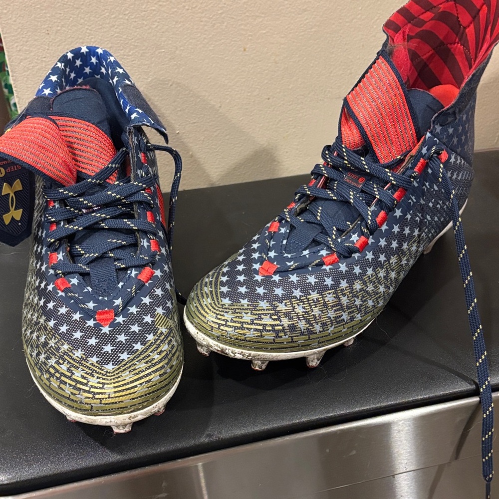 Under Armour Kids' Starry Sneakers - Navy and Red